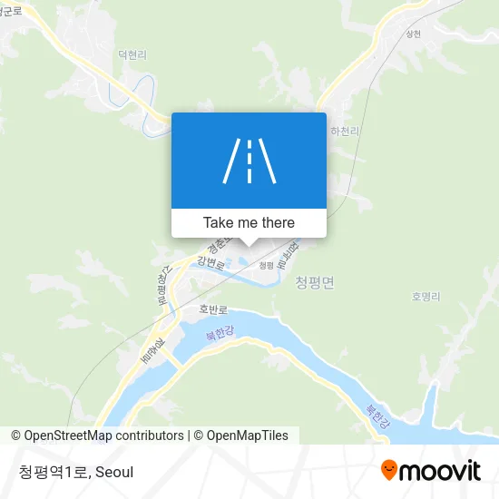 청평역1로 map