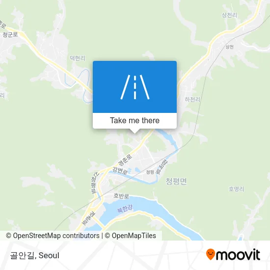 골안길 map