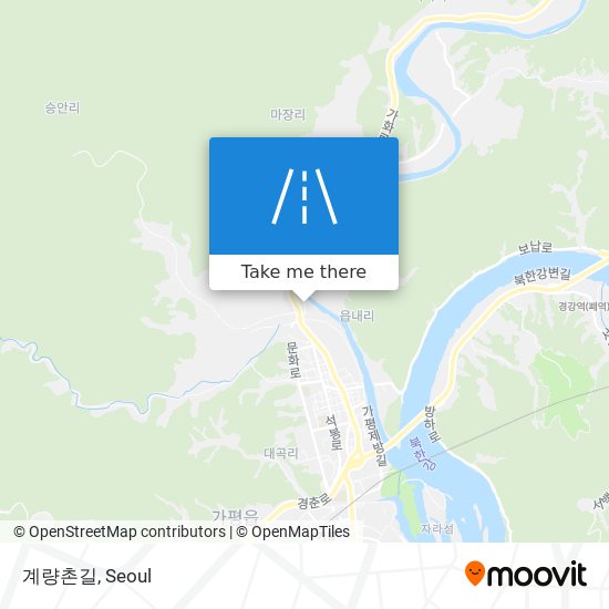 계량촌길 map