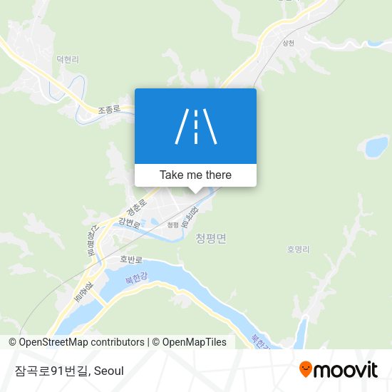 잠곡로91번길 map
