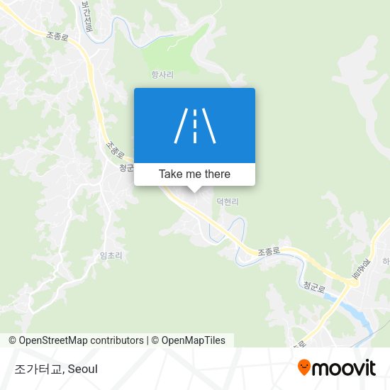 조가터교 map