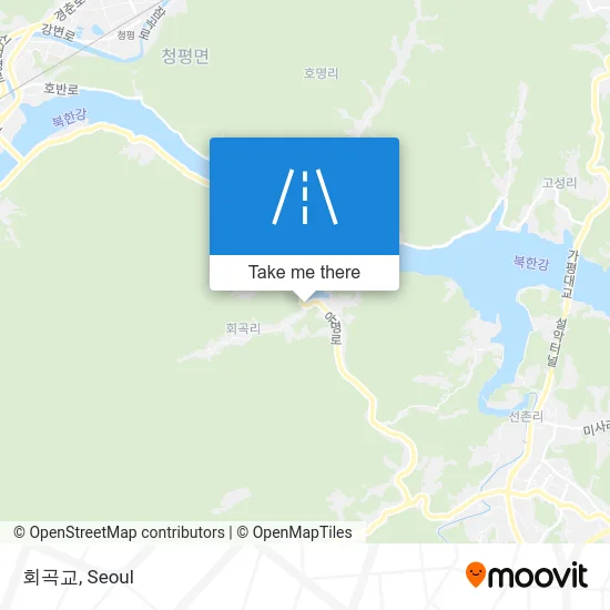 회곡교 map