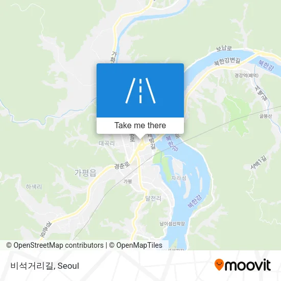 비석거리길 map