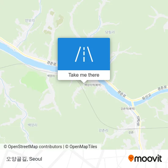 오양골길 map