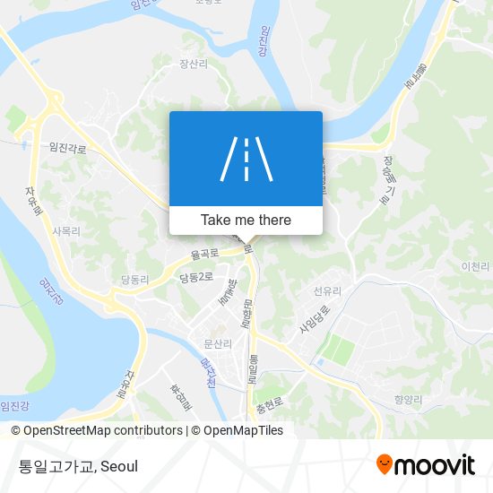 통일고가교 map