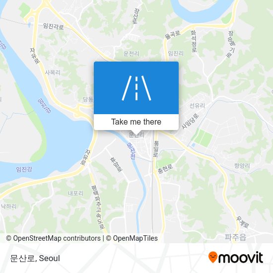 문산로 map