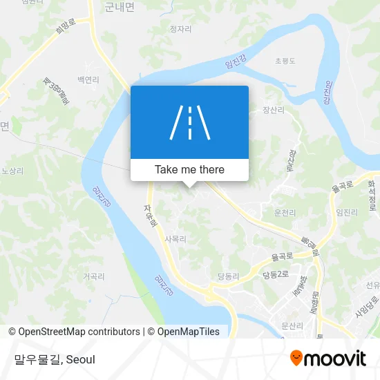 말우물길 map