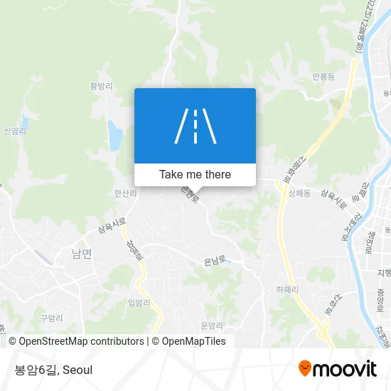 봉암6길 map