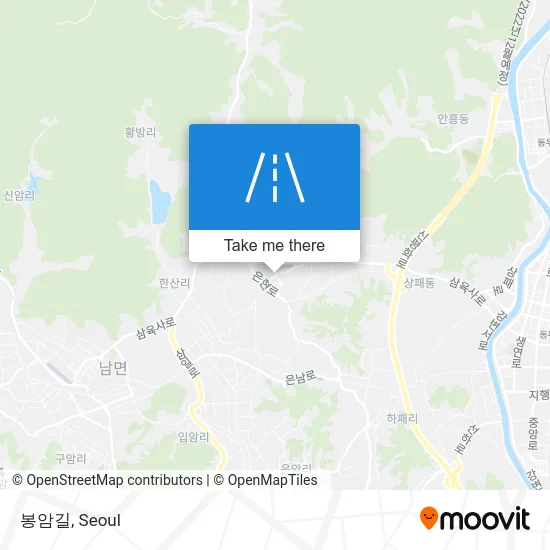 봉암길 map