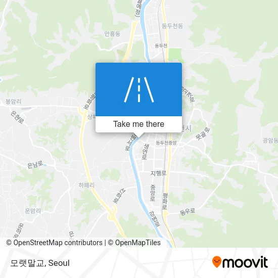 모랫말교 map
