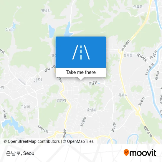 은남로 map