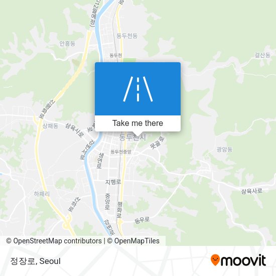 정장로 map