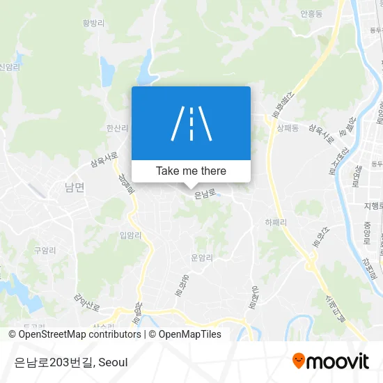 은남로203번길 map