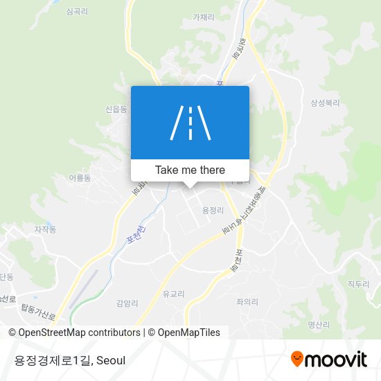 용정경제로1길 map