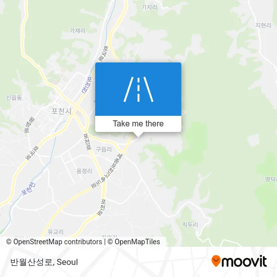 반월산성로 map