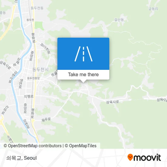 쇠목교 map