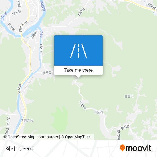 직사교 map