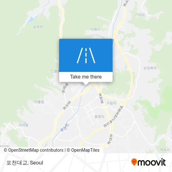 포천대교 map