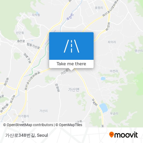 가산로348번길 map