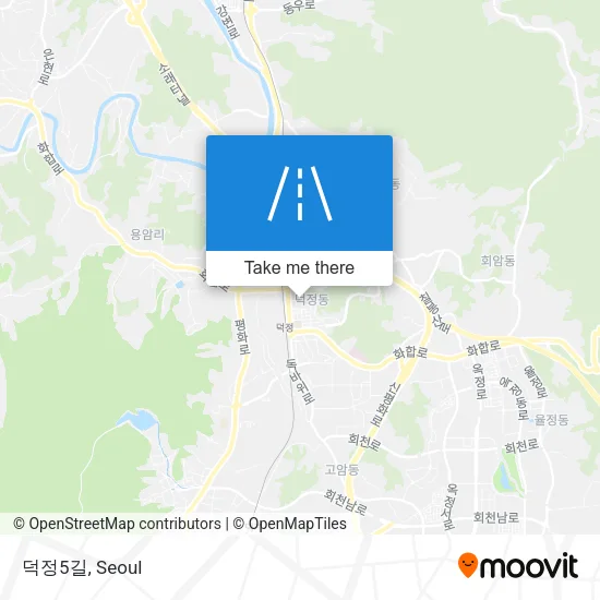 덕정5길 map