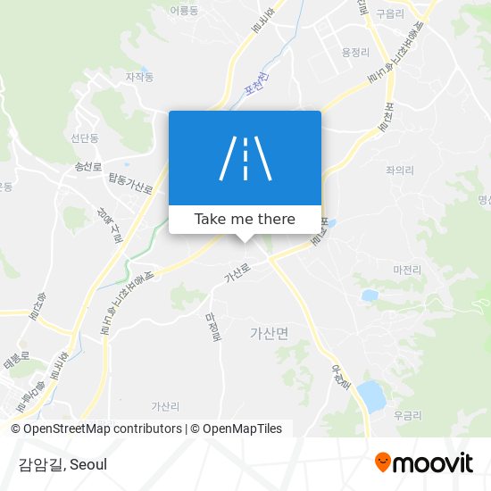 감암길 map