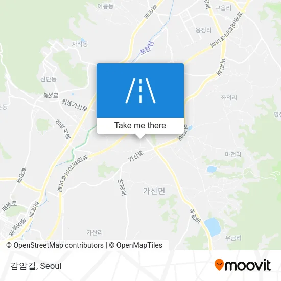 감암길 map