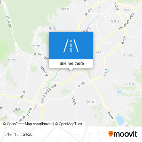 가산1교 map