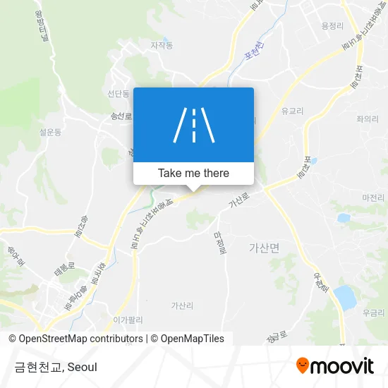 금현천교 map