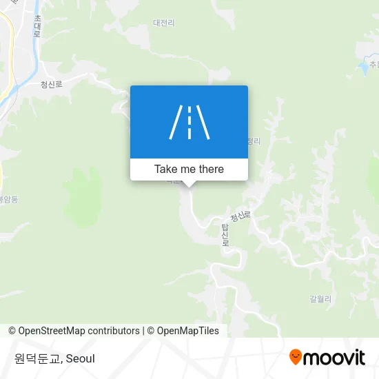 원덕둔교 map