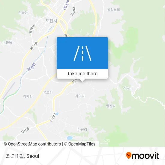 좌의1길 map