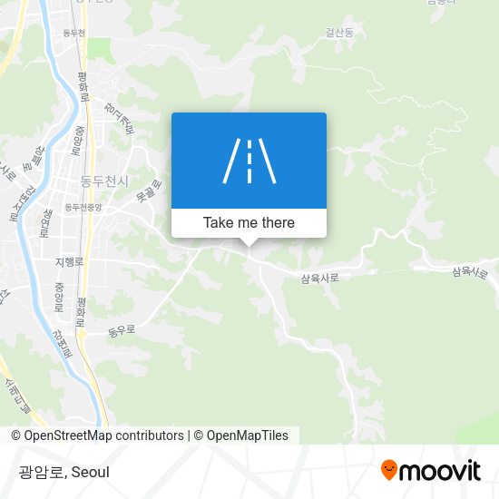 광암로 map