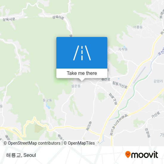 해룡교 map