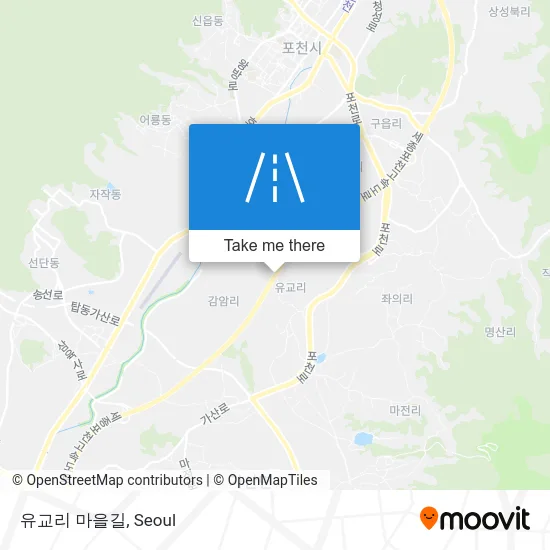 유교리 마을길 map
