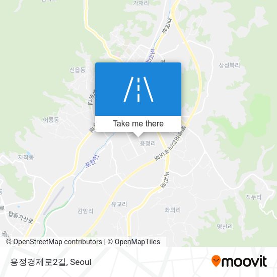 용정경제로2길 map