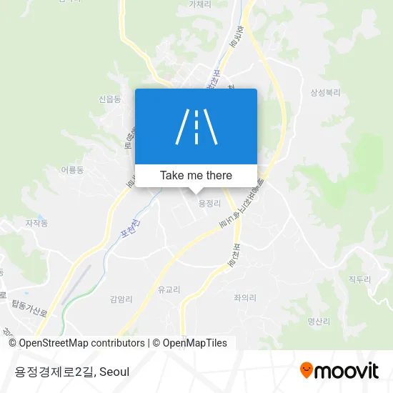 용정경제로2길 map
