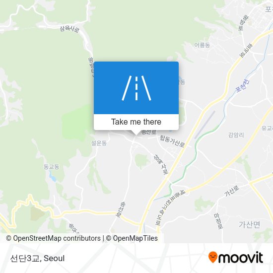 선단3교 map
