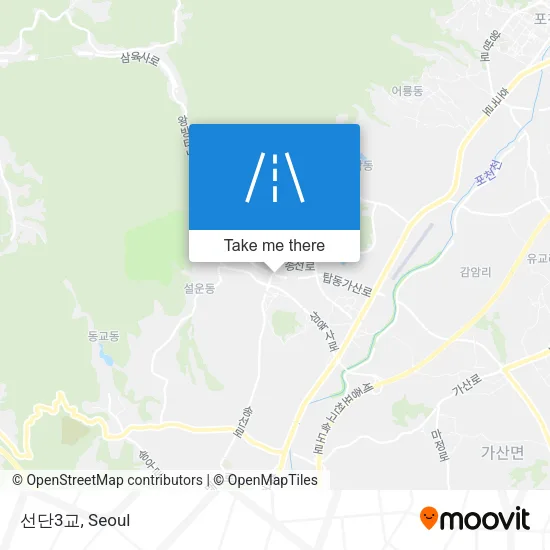 선단3교 map