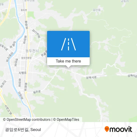 광암로6번길 map