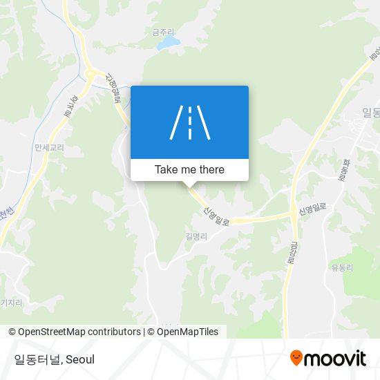 일동터널 map