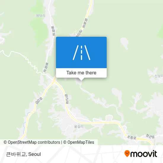 큰바위교 map