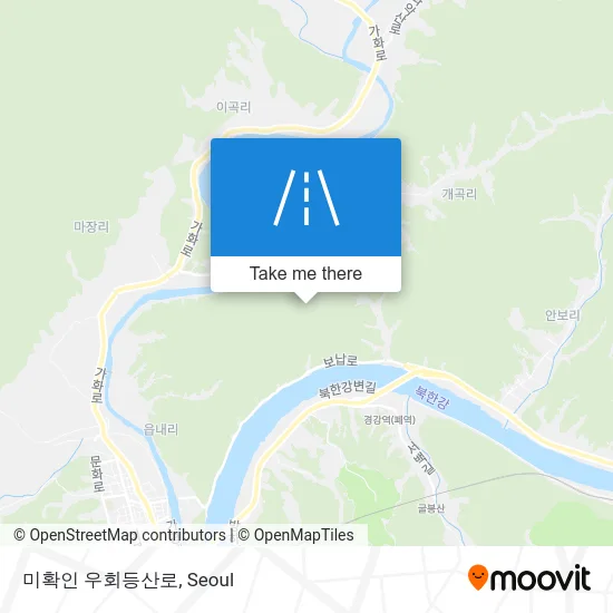 미확인 우회등산로 map