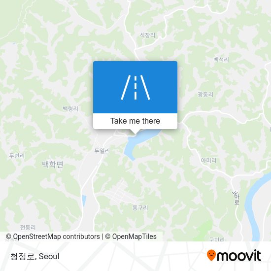 청정로 map