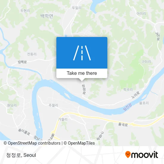 청정로 map