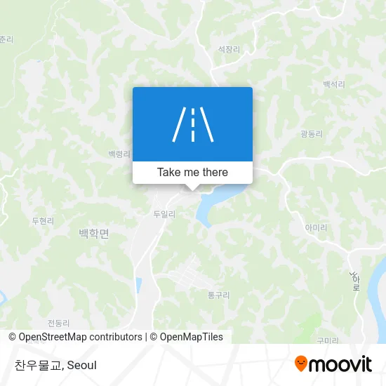 찬우물교 map
