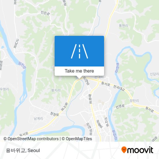 용바위교 map