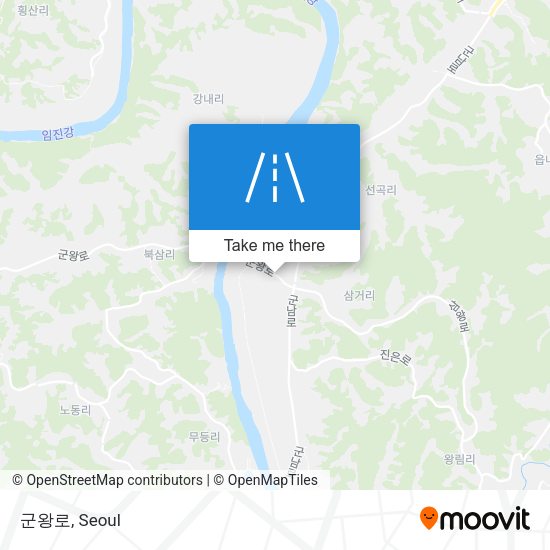 군왕로 map