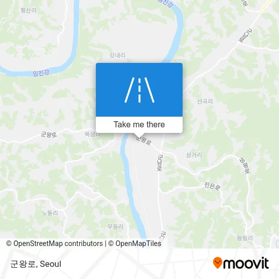 군왕로 map