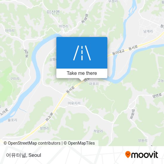 어유터널 map