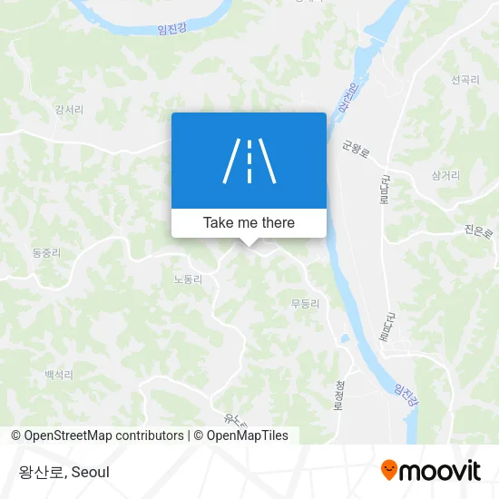 왕산로 map
