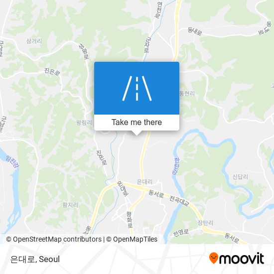 은대로 map